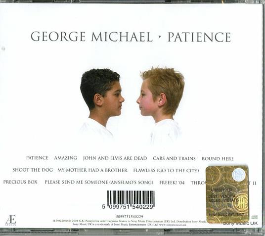 Patience - CD Audio di George Michael - 2