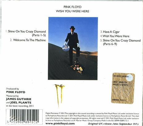 Wish You Were Here (Discovery) - CD Audio di Pink Floyd - 2
