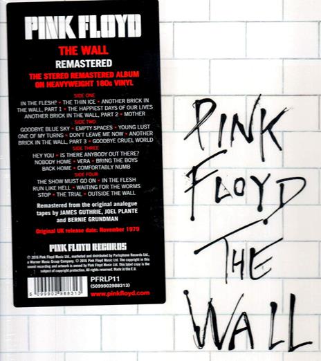 The Wall - Pink Floyd - Vinile | laFeltrinelli
