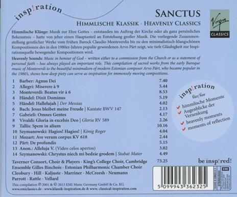 Sanctus - CD Audio - 2