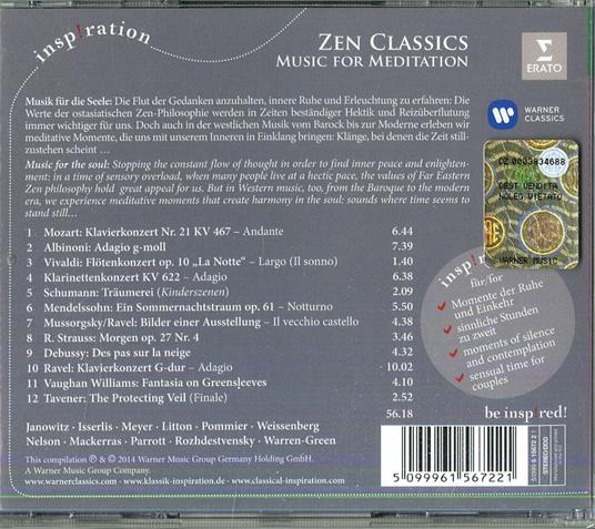 Inspiration Series. Zen Classics - CD Audio - 2