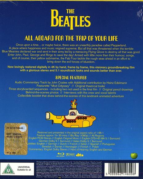 Yellow Submarine (Blu-ray) - Blu-ray di Beatles - 2