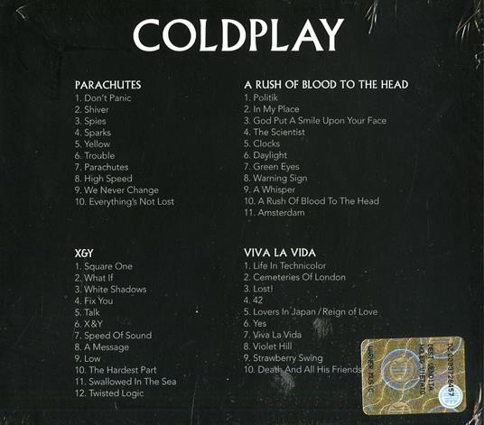 4 CD Catalogue Set - CD Audio di Coldplay - 2