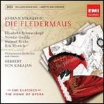 Il pipistrello (Die Fledermaus) - CD Audio di Johann Strauss,Nicolai Gedda,Elisabeth Schwarzkopf,Herbert Von Karajan,Philharmonia Orchestra