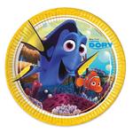 Alla Ricerca di Dory. 8 Piatti Carta 23 Cm