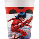 Miraculous: Bicchiere Carta 8 Pz - Miraculous Ladybug Sup Q. 200 Ml