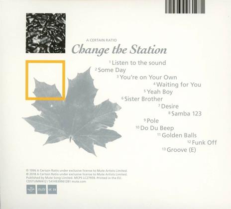 Change the Station - CD Audio di A Certain Ratio - 2