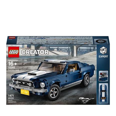 LEGO Creator 10265 Ford Mustang, Modellino da Costruire di Auto Sportiva da Collezione, Replica dell'iconica Muscle Car