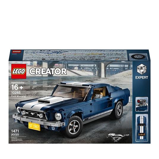 LEGO Creator 10265 Ford Mustang, Modellino da Costruire di Auto Sportiva da Collezione, Replica dell'iconica Muscle Car