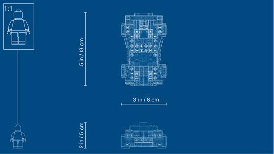 LEGO Creator 31100 3 in 1 Auto Sportiva - Hot Rod - Kit di Costruzione Aereo, Giocattoli per Bambini e Bambine - 14