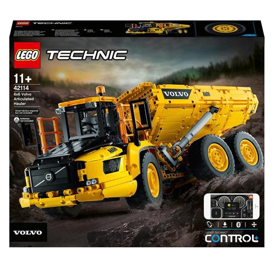LEGO Technic 42114 6x6 Volvo - Camion Articolato, Veicolo Telecomandato da  Costruire, Giocattolo per Bambini - LEGO - Technic - Veicoli - Giocattoli |  Feltrinelli