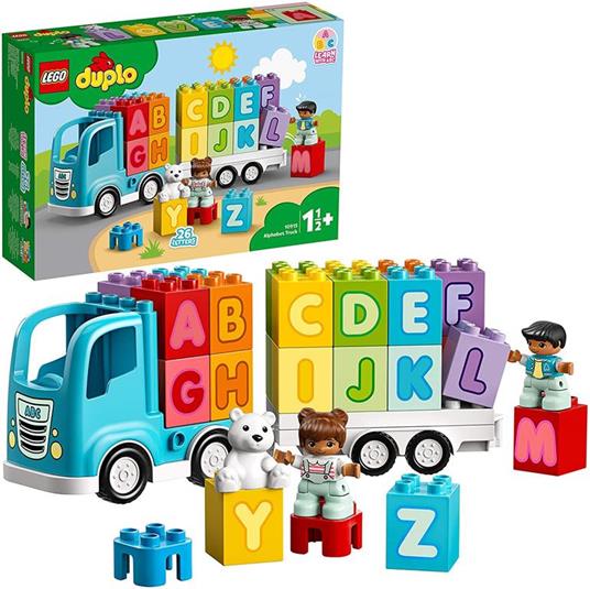 LEGO DUPLO 10915 Camion dell'Alfabeto, Mattoncini per lApprendimento delle Lettere, Giochi Educativi per Bambini 1,5+ Anni - 2