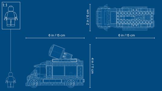 LEGO City 60253 Furgone dei Gelati, Camion Giocattolo con Skater e Cane, Giochi Creativi per Bambini dai 5 Anni in su - 14