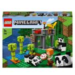 LEGO Minecraft 21158 LAllevamento di Panda, Set da Costruzione con le Figure di Alex e degli Animali, Giochi per Bambini