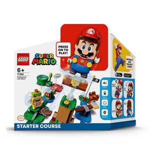 Giocattolo LEGO Super Mario 71360 Avventure di Mario - Starter Pack, Giochi per Bambini dai 6 Anni, Giocattolo Personaggi Interattivi LEGO