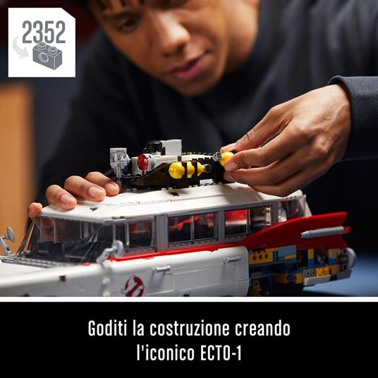 LEGO Icons 10274 ECTO-1 Ghostbusters, Macchina Grande da Collezione, Modellino da Costruire, Set da Esposizione per Adulti - 5