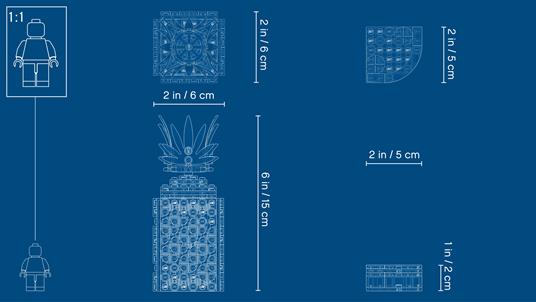 LEGO DOTS (41906). Ananas Portapenne - 9