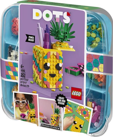 LEGO DOTS (41906). Ananas Portapenne - 10