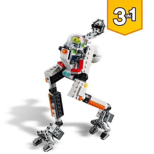 LEGO Creator 31115 3 in 1 Mech per Estrazioni Spaziali, Robot Spaziale,  Vettore Cargo, Kit di Costruzione Action Figure - LEGO - Creator -  Astronavi - Giocattoli | laFeltrinelli