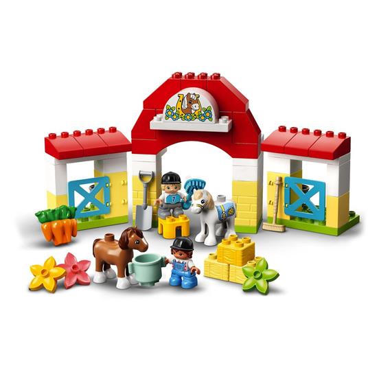 LEGO DUPLO Town 10951 Maneggio, Fattoria Giocattolo con 2 Pony, Set per  Bambini, Accessori per la Cura degli Animali - LEGO - Duplo Town - Animali  - Giocattoli | laFeltrinelli