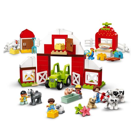 LEGO DUPLO Town 10952 Fattoria con Fienile, Trattore e Animali, Giocattolo  con Cavallo, Maiale e Mucca, per Bambini - LEGO - Duplo Town - Animali -  Giocattoli | laFeltrinelli