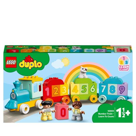 LEGO DUPLO 10954 Treno dei Numeri Giocattolo - Impariamo a Contare, Giochi  Educativi con Cane Giocattolo per Bambini 18+ mesi - LEGO - Duplo My First  - Set mattoncini - Giocattoli | laFeltrinelli