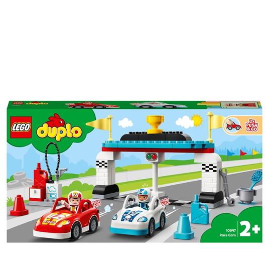 LEGO DUPLO Town 10947 Auto da Corsa, Set Macchine Giocattolo, Costruzioni  Creative con Automobili Push and Go - LEGO - Duplo Town - Automobili -  Giocattoli | laFeltrinelli
