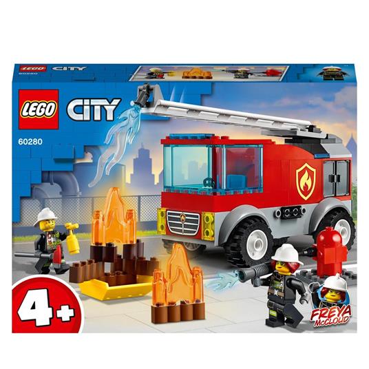 LEGO City 60280 Autopompa con Scala con Minifigure Pompiere, Idea Regalo  per Bambini e Bambine dai 4 Anni in su - LEGO - City - Mestieri -  Giocattoli | Feltrinelli