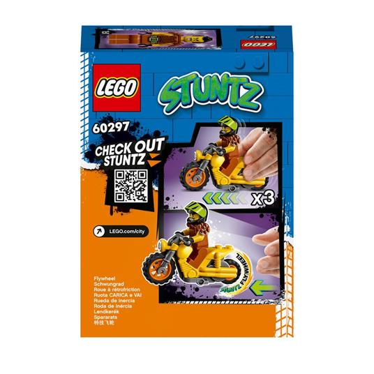 LEGO City 60297 Demolition Stunt Bike  with Toy Motorbike & Stunt Racer - 9