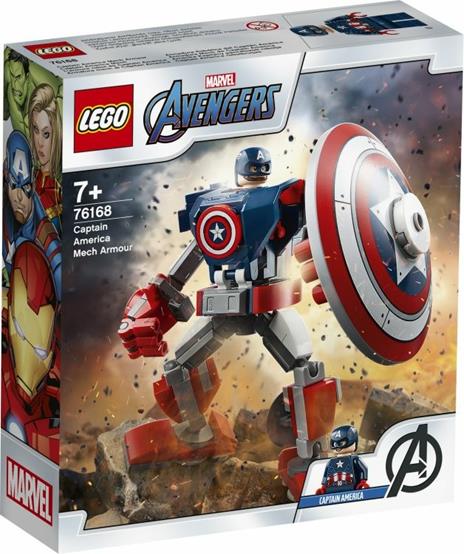 LEGO Super Heroes (76168). Armatura mech di Capitan America