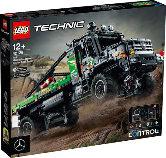 LEGO Technic (42129). Camion Fuoristrada 4x4 Mercedes-Benz Zetros, Camion  Giocattolo, Macchina Telecomandata - LEGO - Technic - Mezzi pesanti -  Giocattoli | Feltrinelli