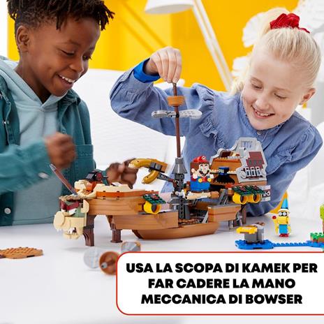 LEGO Super Mario 71391 Il Veliero Volante di Bowser - Pack di Espansione, Set di Costruzioni in Mattoncini per Bambini - 4