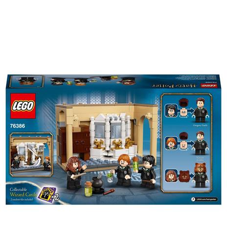 LEGO Harry Potter 76386 Hogwarts: Errore della Pozione Polisucco, Castello Giocattolo con Minifigure d'Oro 20° Anniversario - 9