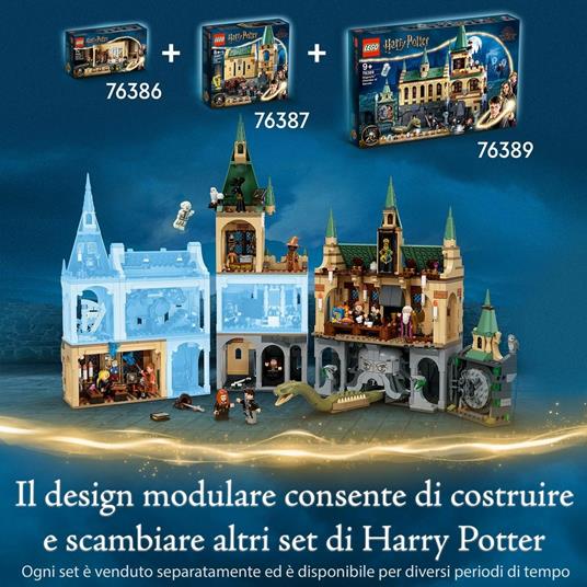 LEGO Harry Potter 76389 La Camera dei Segreti di Hogwarts, Castello  Giocattolo Modulare con Sala Grande e Minifigure d'Oro - LEGO - Harry  Potter - TV & Movies - Giocattoli | Feltrinelli