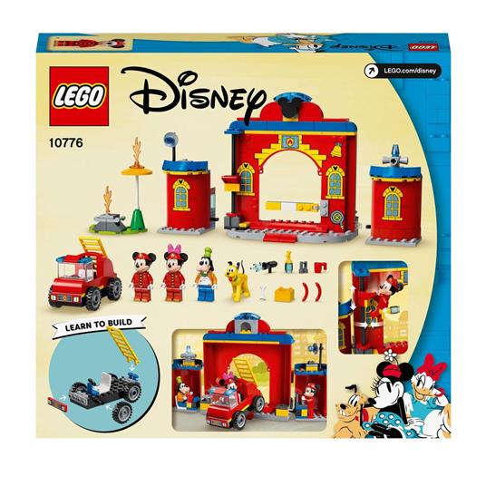 LEGO Disney 10776 Mickey and Friends Autopompa e Caserma di Topolino e i  Suoi Amici, Camion Giocattolo dei Pompieri - LEGO - Disney - Edifici e  architettura - Giocattoli | laFeltrinelli