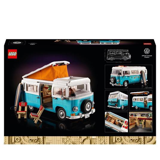 LEGO Icons 10279 Camper Van Volkswagen T2, Classico Modello Auto da  Costruire con Dettagli Iconici, Hobby Creativi per Adulti - LEGO - Icons -  Automobili - Giocattoli | laFeltrinelli