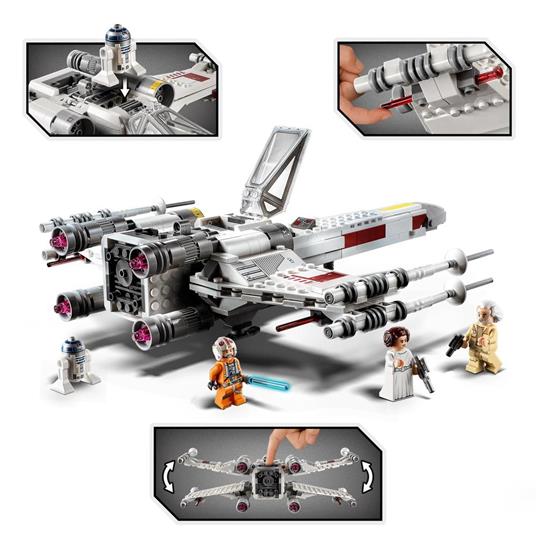 LEGO Star Wars 75301 X-Wing Fighter di Luke Skywalker, Set Guerre Stellari,  Minifigure della Principessa Leila e Droide R2-D2 - LEGO - Star Wars -  Astronavi - Giocattoli | Feltrinelli