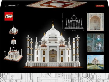 LEGO Architecture 21056 Taj Mahal, Costruzioni per Adulti, Grande Modello da Collezione e da Esposizione, Idea Regalo - 12