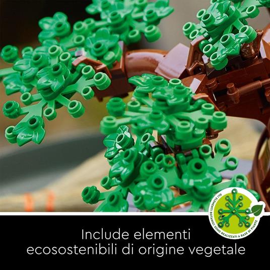 LEGO Icons 10281 Albero Bonsai, Piante Artificiali, Costruzione in  Mattoncini, Decorazioni Casa, Hobby Creativi per Adulti - LEGO - Icons -  Edifici e architettura - Giocattoli | laFeltrinelli