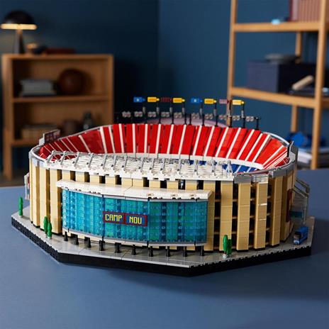 LEGO Icons 10284 Camp Nou - FC Barcelona, Grande Set dello Stadio di Calcio, Modellino da Costruire per Adulti, Idea Regalo - 3