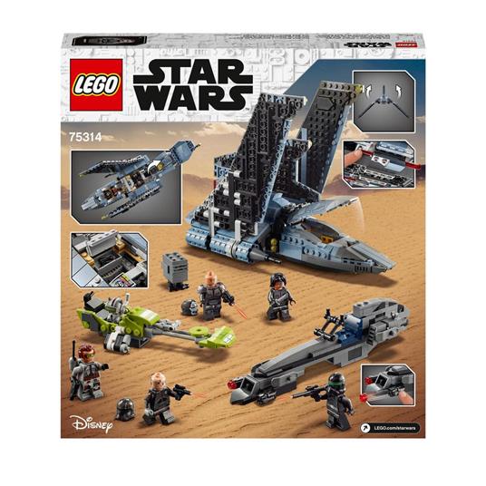 LEGO Star Wars 75314 Shuttle di Attacco The Bad Batch, Set da Costruzione  con 5 Personaggi Cloni e Droide Gonk, Giocattoli - LEGO - Star Wars -  Astronavi - Giocattoli | laFeltrinelli