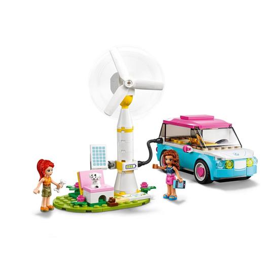 LEGO Friends 41443 LAuto Elettrica di Olivia, Macchinina Giocattolo, Giochi per Bambina e Bambino dai 6 Anni in su - 4