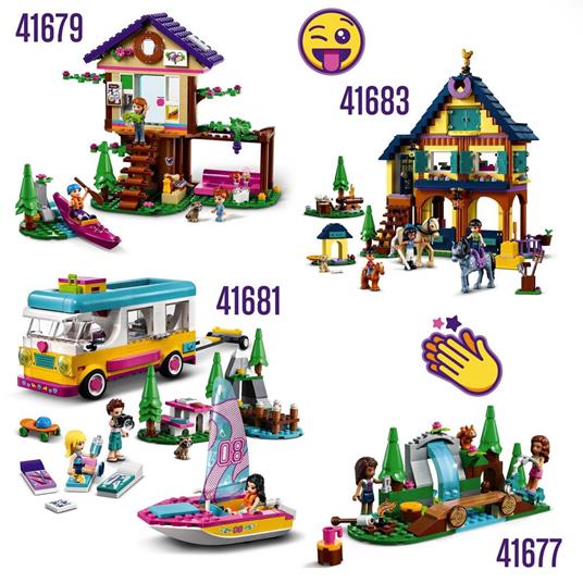 LEGO Friends 41683 Il Centro Equestre nel Bosco, Scuderia dei Cavalli  Giocattolo per Bambini dai 7 Anni con 2 Mini Bamboline - LEGO - Friends -  Edifici e architettura - Giocattoli | Feltrinelli