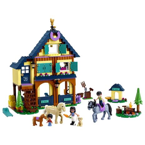 LEGO Friends 41683 Il Centro Equestre nel Bosco, Scuderia dei Cavalli Giocattolo per Bambini dai 7 Anni con 2 Mini Bamboline - 8