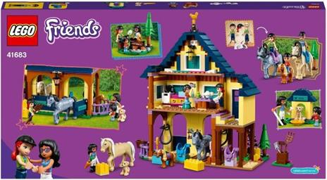 LEGO Friends 41683 Il Centro Equestre nel Bosco, Scuderia dei Cavalli Giocattolo per Bambini dai 7 Anni con 2 Mini Bamboline - 10