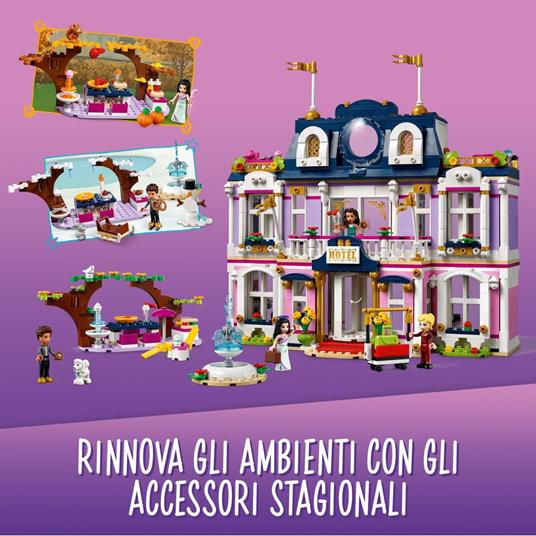 LEGO Friends 41684 Grand Hotel di Heartlake City, Casa delle Bambole, 4 Mini Bamboline e Accessori, Giochi Bambini da 8 Anni - 3