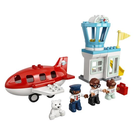 LEGO DUPLO Town Aeroporto, Set di Costruzioni con Aeroplano Giocattolo per  Bambini dai 2 ai 5 Anni, 10871 – Giochi e Prodotti per l'Età Evolutiva