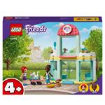 LEGO Friends 41695 Clinica Veterinaria, Giochi per Bambini dai 4 Anni, con 2 Mini Bamboline e 3 Animali, Idea Regalo