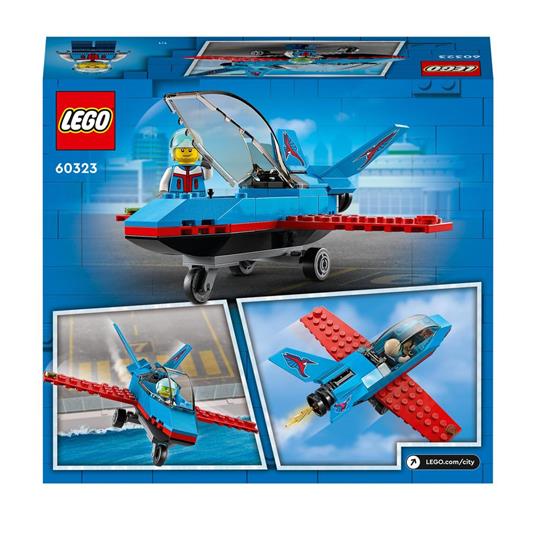 LEGO City Great Vehicles 60323 Aereo Acrobatico, Giocattolo con Minifigure  del Pilota, Idea Regalo, Giochi per Bambini - LEGO - City Great Vehicles -  Aerei - Giocattoli | laFeltrinelli