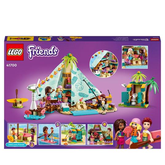 LEGO Friends 41700 Glamping sulla Spiaggia, Giocattoli per Bambini e Bambine  di 6+ Anni con 3 Mini Bamboline e Accessori - LEGO - Star Wars - Generici -  Giocattoli | laFeltrinelli